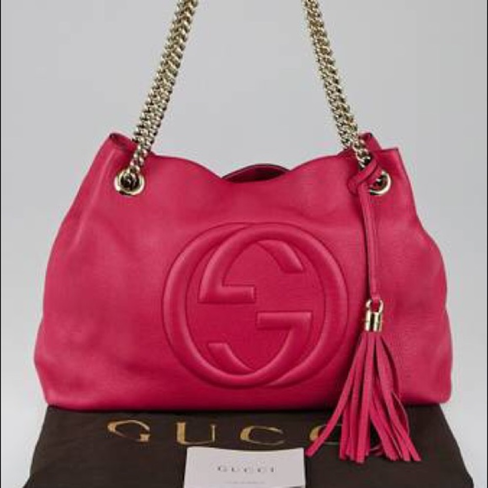 Authentic Gucci Soho Chain Strap Shoulder